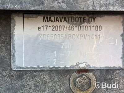 Kåpsläp Majava PV M 5035 LJ | 750 kg | 2012