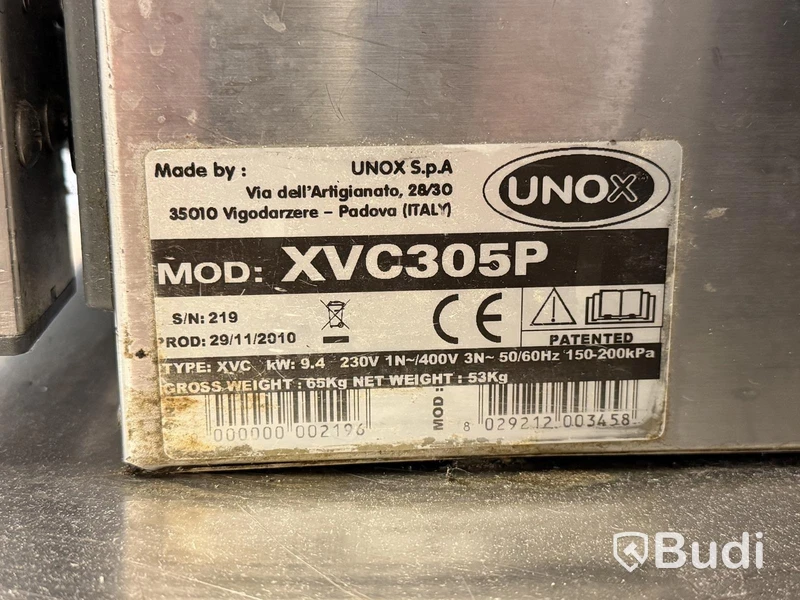 Kombiugn, UNOX XVC305P