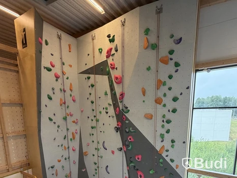 Klättervägg för repklättring, T-Wall, 10 meter
