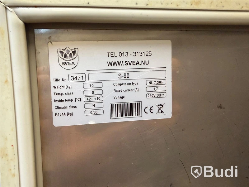 Refrigerated prep counter / saladette, SVEA S-90