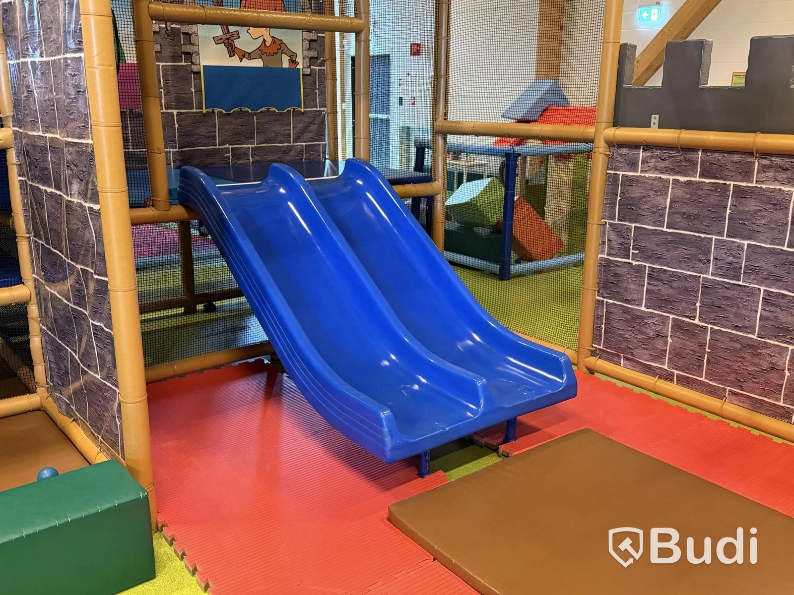 Large indoor playground, PlayCo, length approx. 37 metres