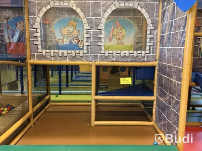 Stor lek- och klätterställning, PlayCo, längd ca 37 meter