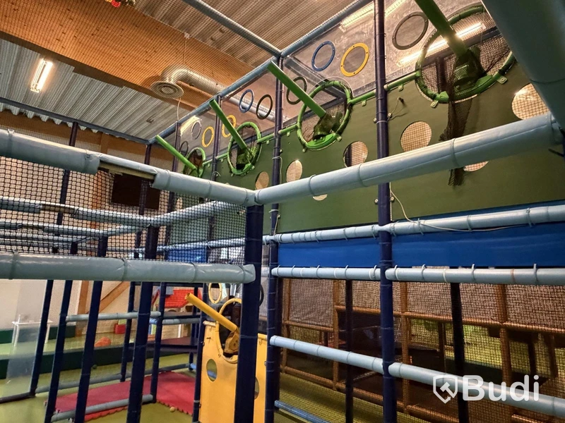 Large indoor playground, PlayCo, length approx. 37 metres