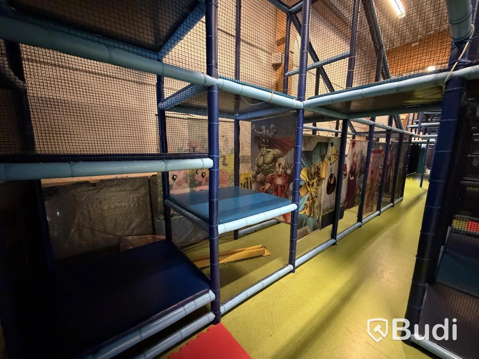 Large indoor playground, PlayCo, length approx. 37 metres