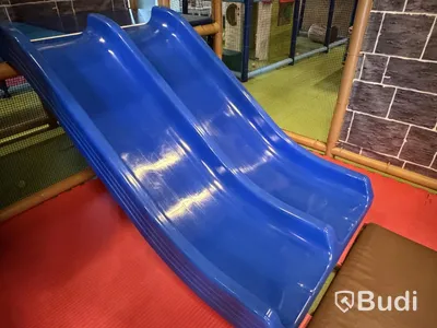 Stor lek- och klätterställning, PlayCo, längd ca 37 meter