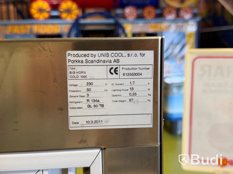Refrigerated display counters, Porkka Big Horn Cold 1000, 2 pcs
