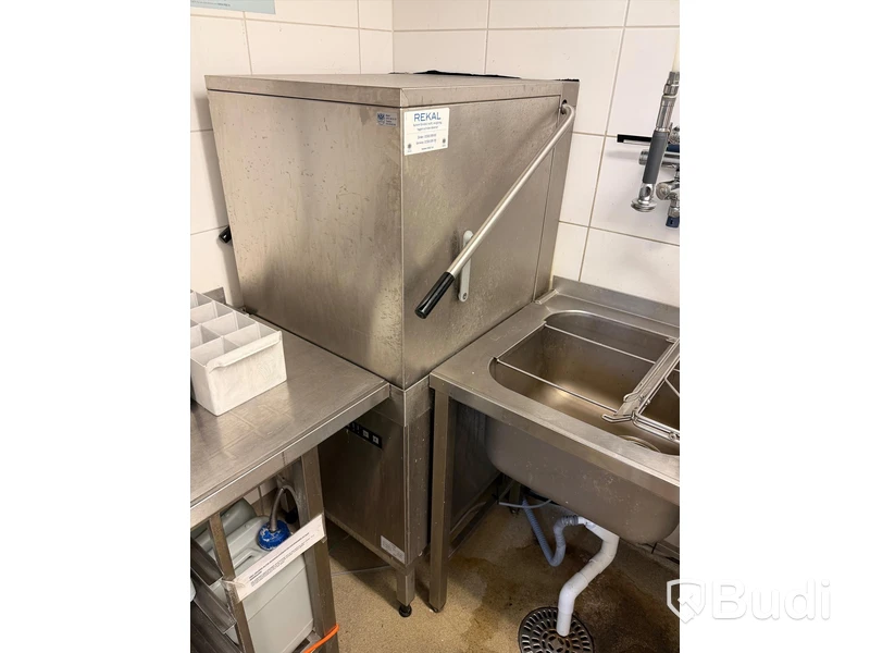 Diskmaskin, Hobart ecomax 602-10, med in- och utmatningsbänk
