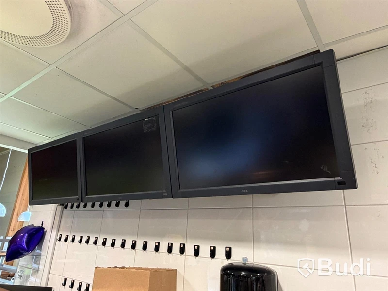 3 menu screens, NEC MultiSync LCD3210