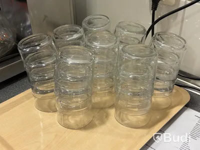 Lot of tableware: plates, glasses and jugs