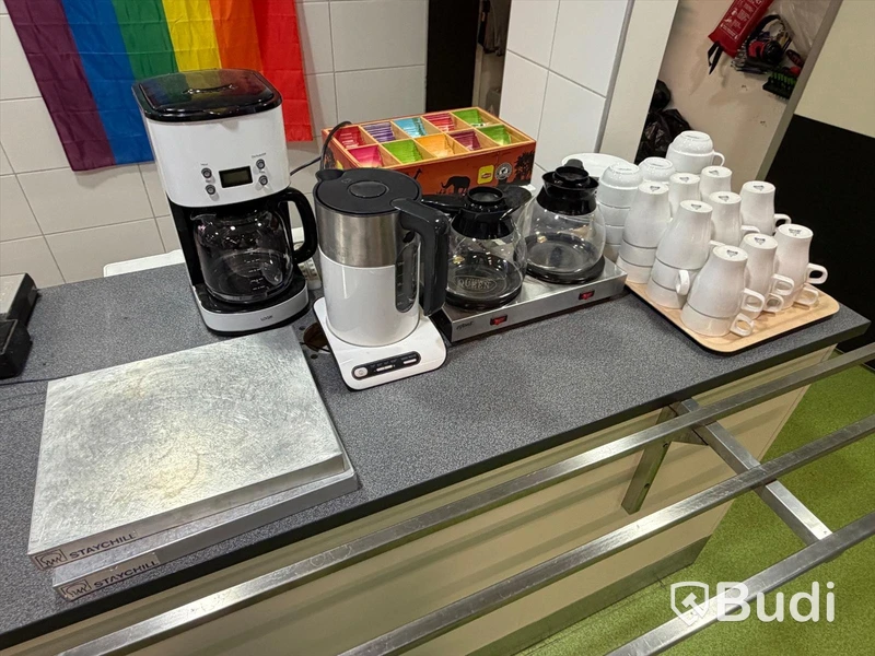 Parti för kaffeservering