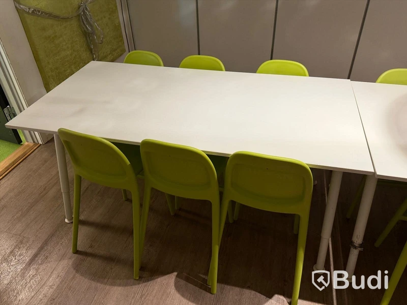 Kalasrum 3 - 15 stol IKEA Urban samt 2 bord samt avlastningsbord