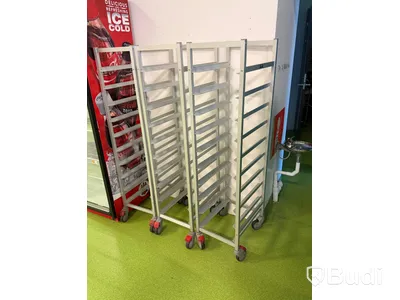 Tray trolleys, 3 pcs