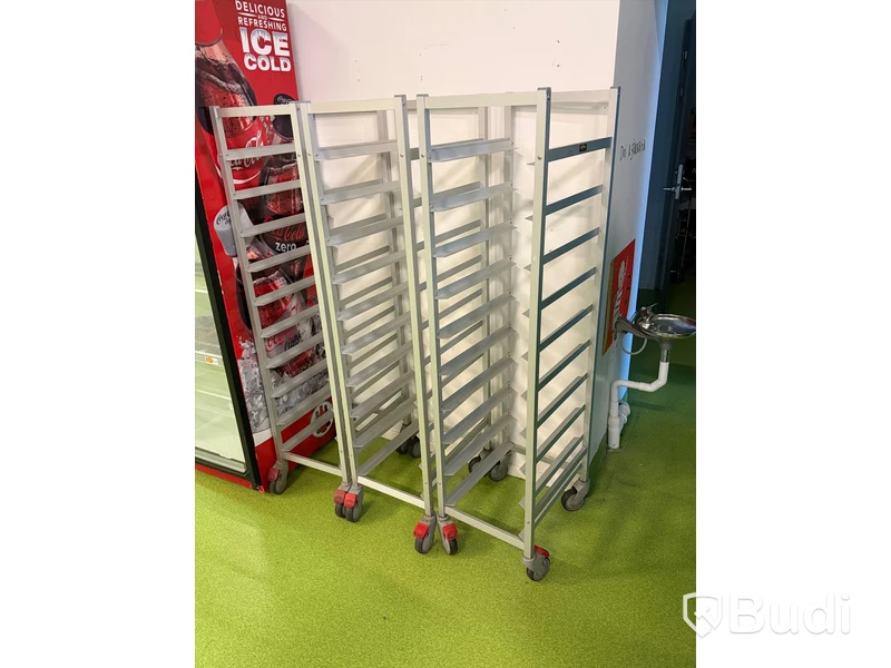 Tray trolleys, 3 pcs