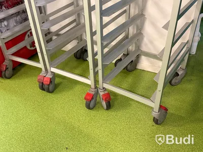 Tray trolleys, 3 pcs
