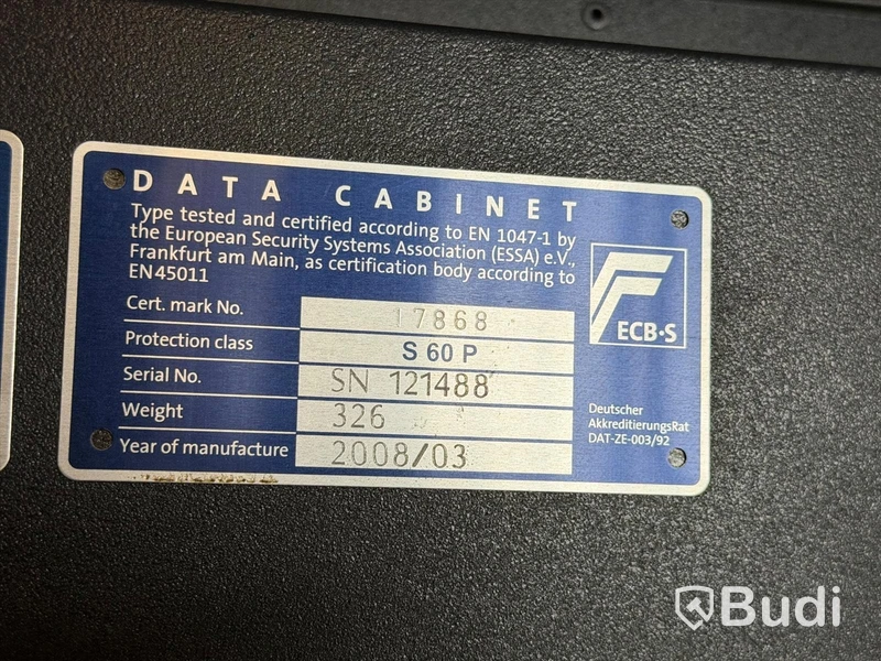 Security Safe, Chubbsafes S60P