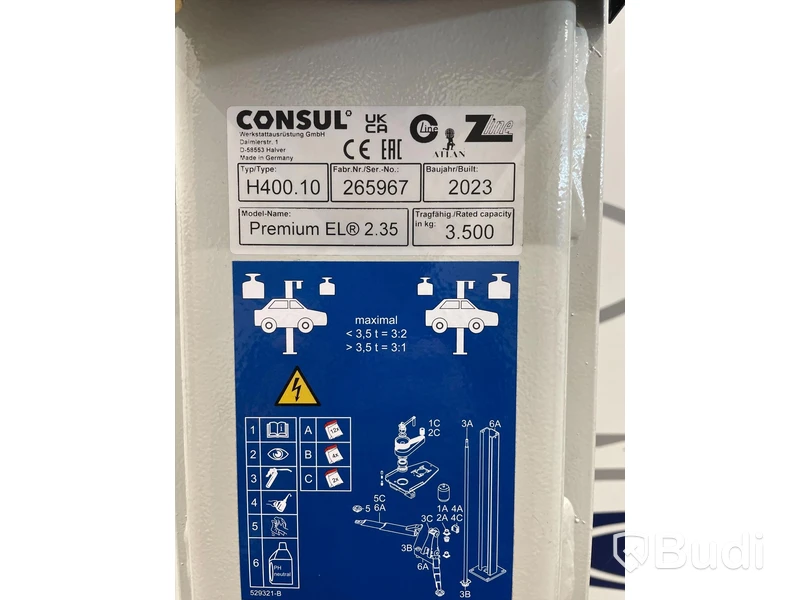 2-Pelarlyft Consul 3500 kg, -2023