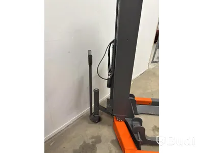 Mobil billyft 4 st Finkbeiner EHB 1003, mobila lyftar på hjul tot. 12 ton, inkl.  8 st. Pallbockar Stertil Koni, JS-H8F, 8,5 ton