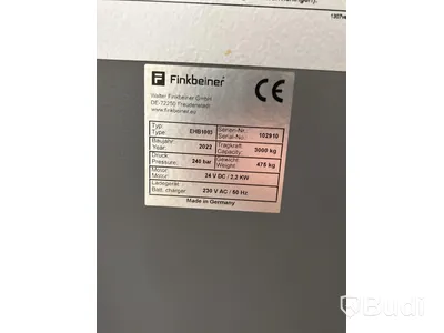 Mobil billyft 4 st Finkbeiner EHB 1003, mobila lyftar på hjul tot. 12 ton, inkl.  8 st. Pallbockar Stertil Koni, JS-H8F, 8,5 ton