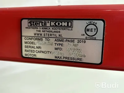 Mobil billyft 4 st Finkbeiner EHB 1003, mobila lyftar på hjul tot. 12 ton, inkl.  8 st. Pallbockar Stertil Koni, JS-H8F, 8,5 ton