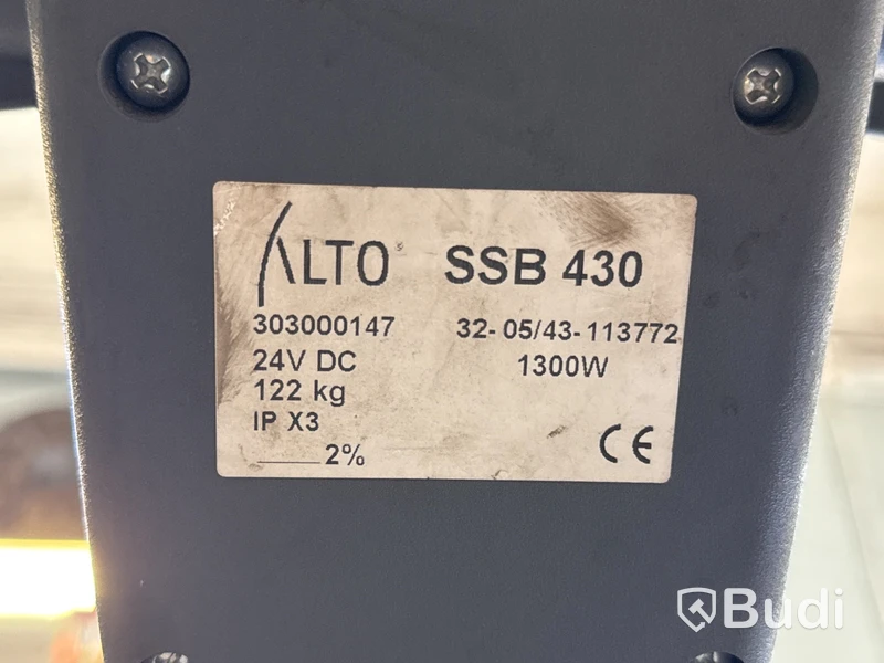 Skurmaskin ALTO SSB 430