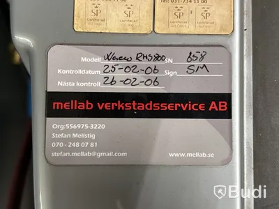 AC-servicestation Waeco RHS-800