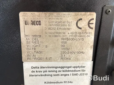 AC-servicestation Waeco RHS-800