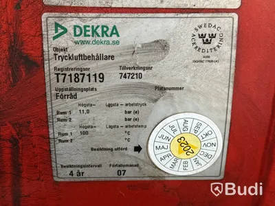 Tryckluftskompressor Fiac | 7,5 hk | 2011