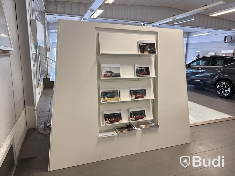 Displayinredning, broschyrställ m.m Hyundai