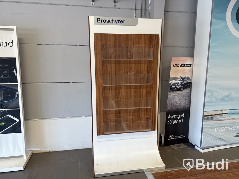 Displayinredning, broschyrställ m.m Hyundai
