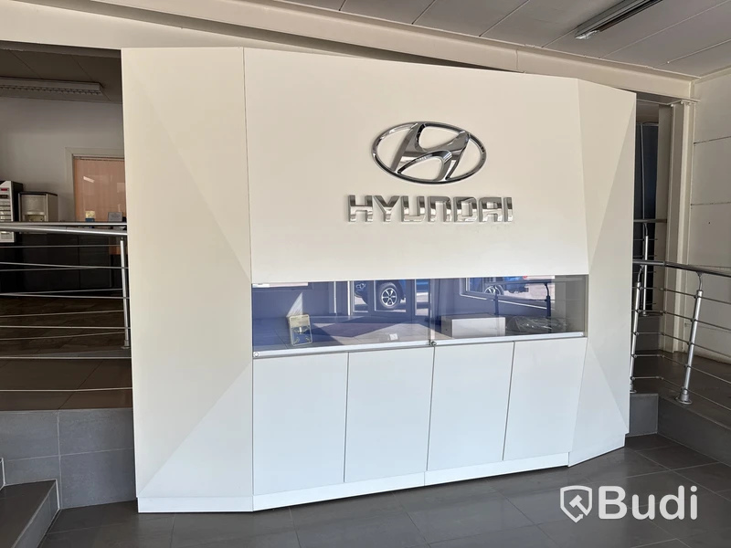 Displayinredning, broschyrställ m.m Hyundai