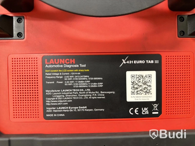Diagnosverktyg Launch X-431 EURO TAB III