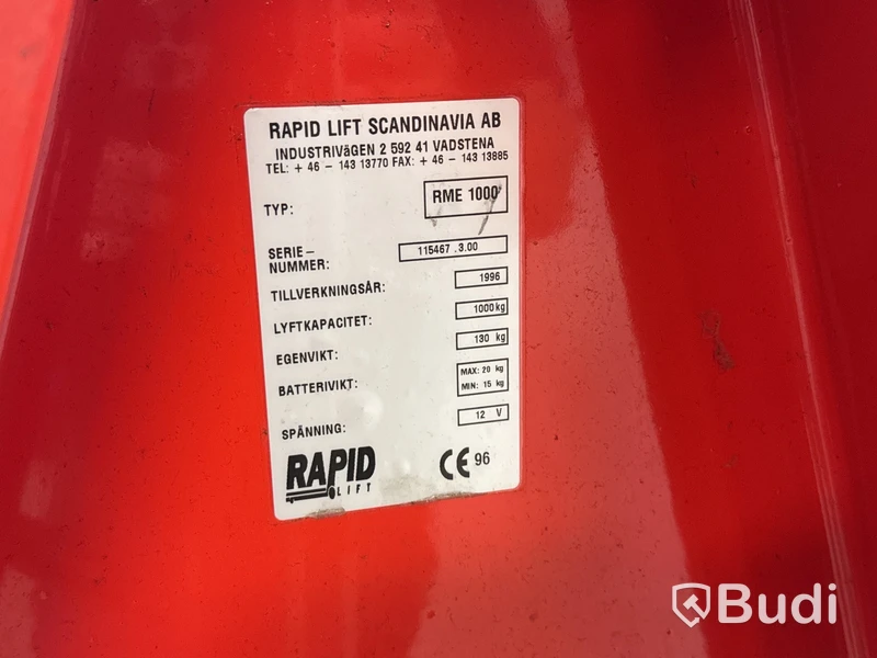 2 st höglyftande palldragare Rapid (batteridrivna)