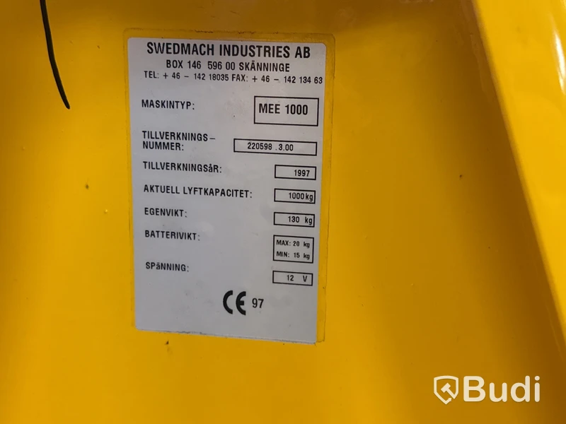 2 st höglyftande palldragare Mach Lift (batteridrivna)