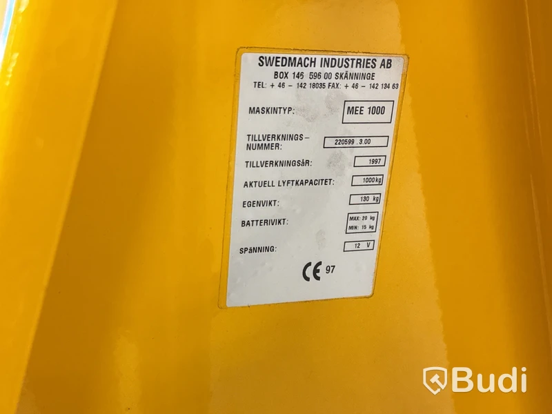 2 st höglyftande palldragare Mach Lift (batteridrivna)