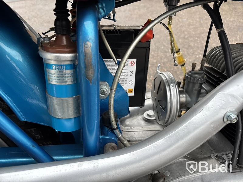 Motorcykel Monark Mod 550 Blue Arrow 250cc, -1955