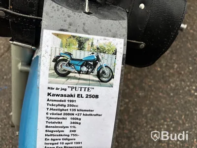 Motorcykel Kawasaki EL 250 B, -1991