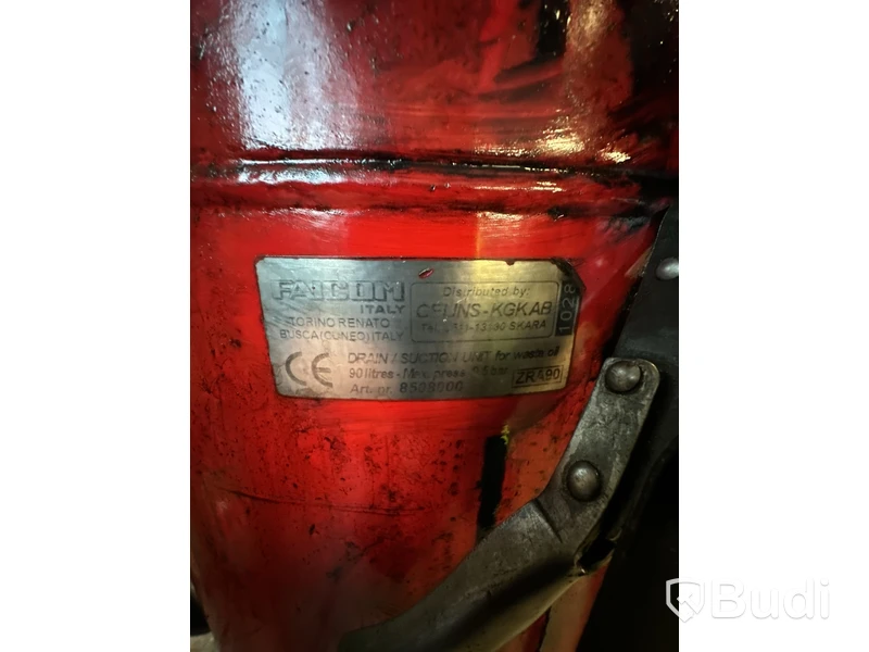 Oljesugningsenhet 90 liter avfallsolja