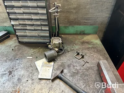 2 st arbetsbänkar i metall B 1500 mm