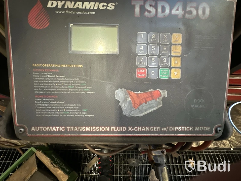 Flow-Dynamics TSD 450, aut. Växellådsoljebytare
