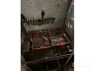Verktygsskåp, BSR, gråblått