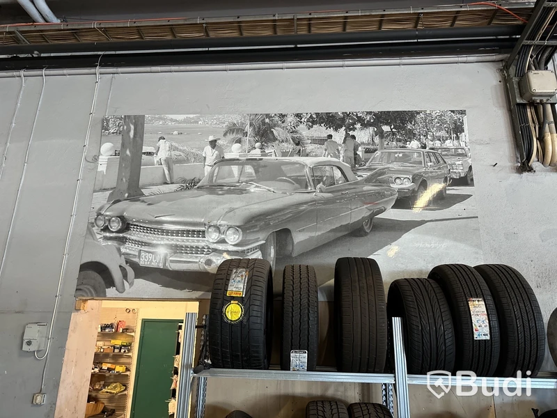 Stor tavla foto taget på Cuba, ca 2,8x1,6 m