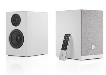 Audio Pro A26 stativhögtalare med Wifi & BT, vitt par, Skadad kartong