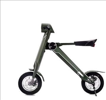 Maxibianca hopfällbar elmoped M1