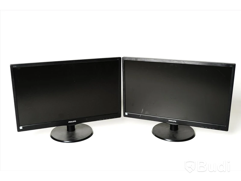 2 st Philips 223V5L 22" datorskärm