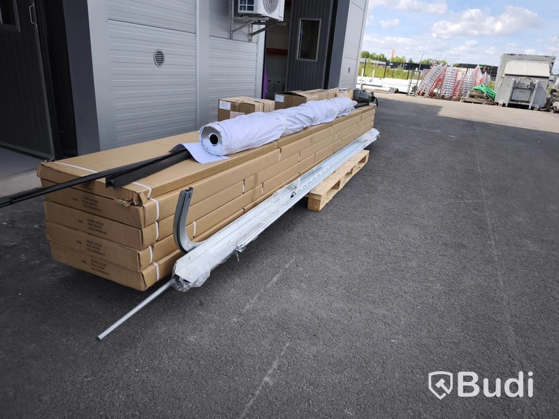 Motorized sectional overhead door, 5000 x 4500 mm, NEW