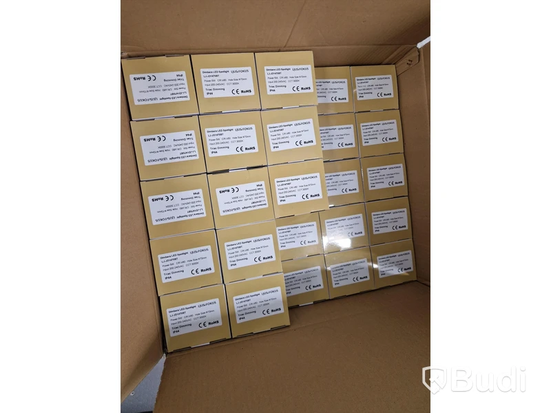 Led spotlight för infällnad, 20 st, 3000k