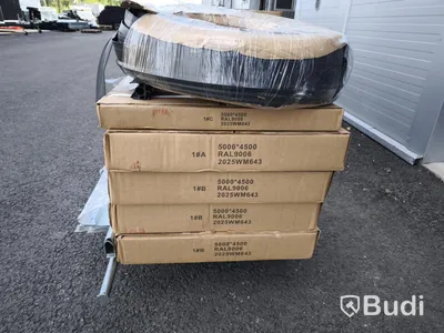 Motorized sectional overhead door, 5000 x 4500 mm, NEW