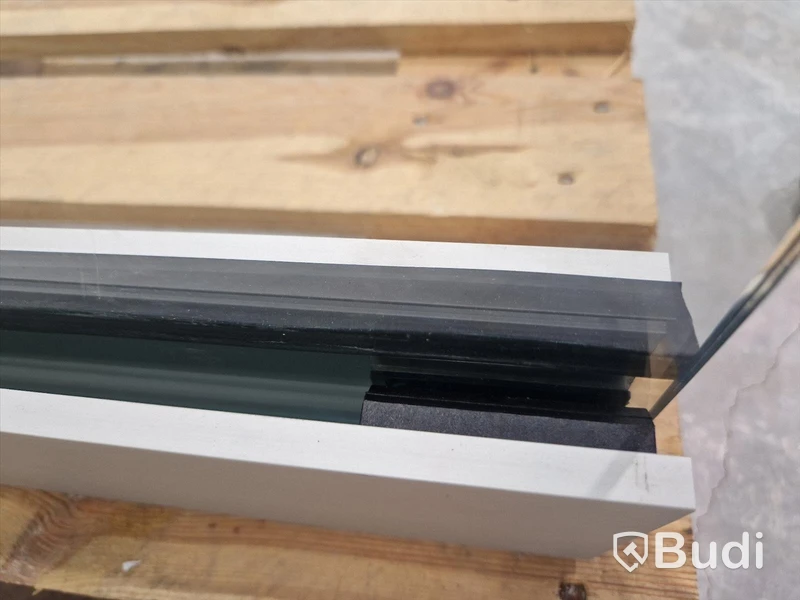 Glass railing, 12 metres with mounting hardware, NEW