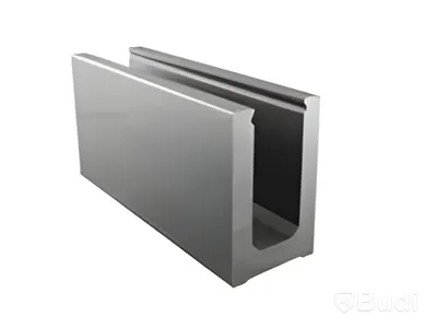 Glass railing, 6 metres with mounting hardware, NEW