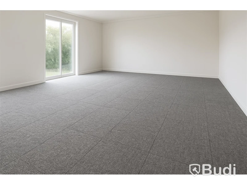 150 m² carpet tiles, grey, NEW